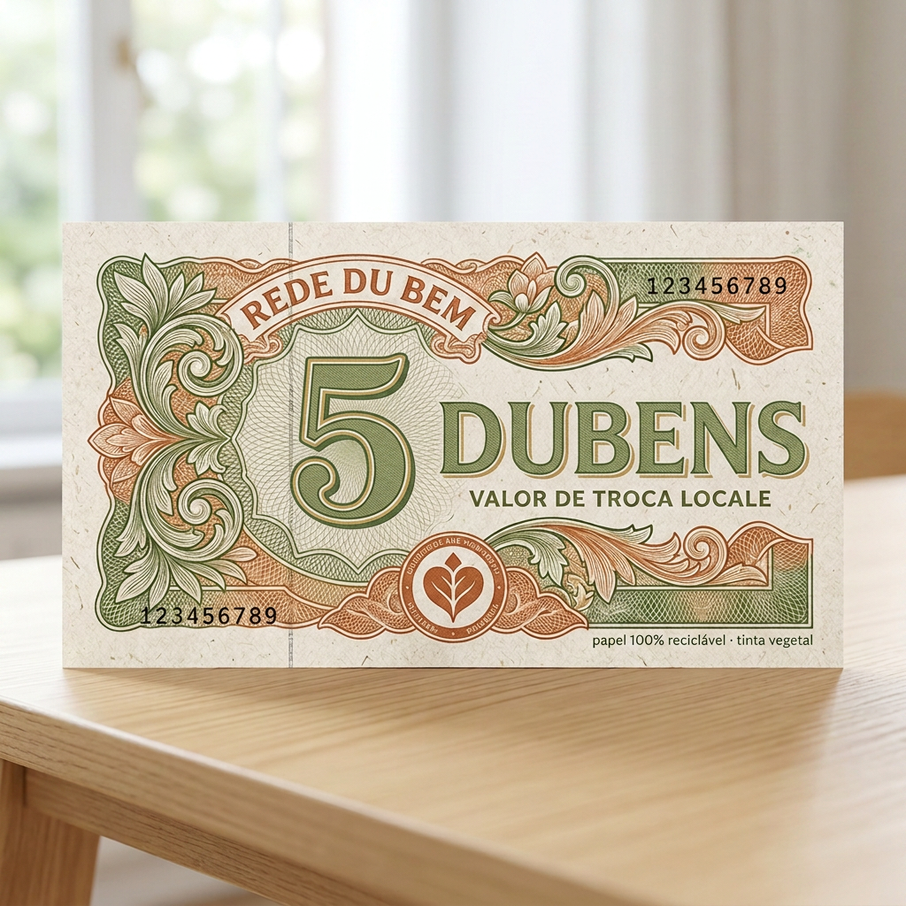 Dubem · Cédula de 5 Dubens