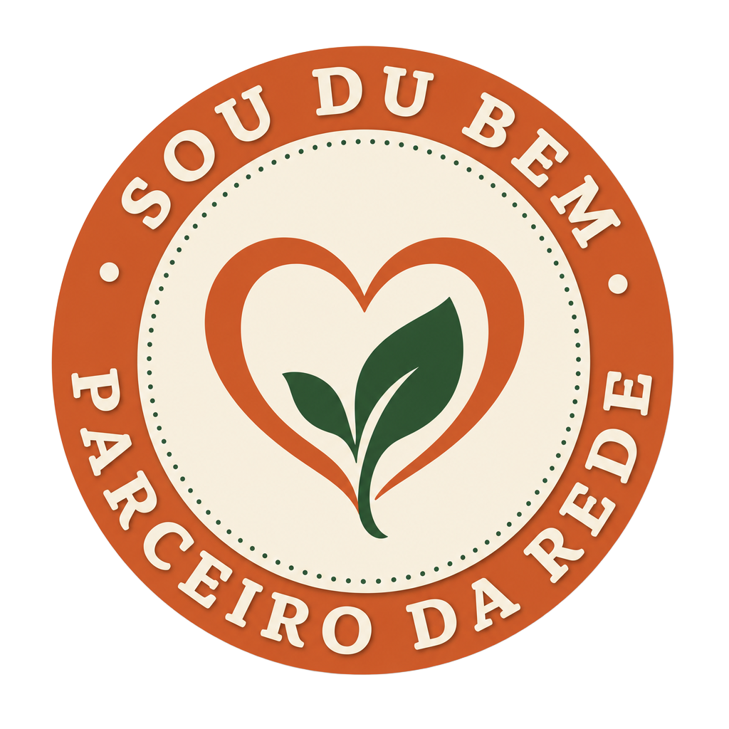 Selo Sou Du Bem · variação Terracota + Verde