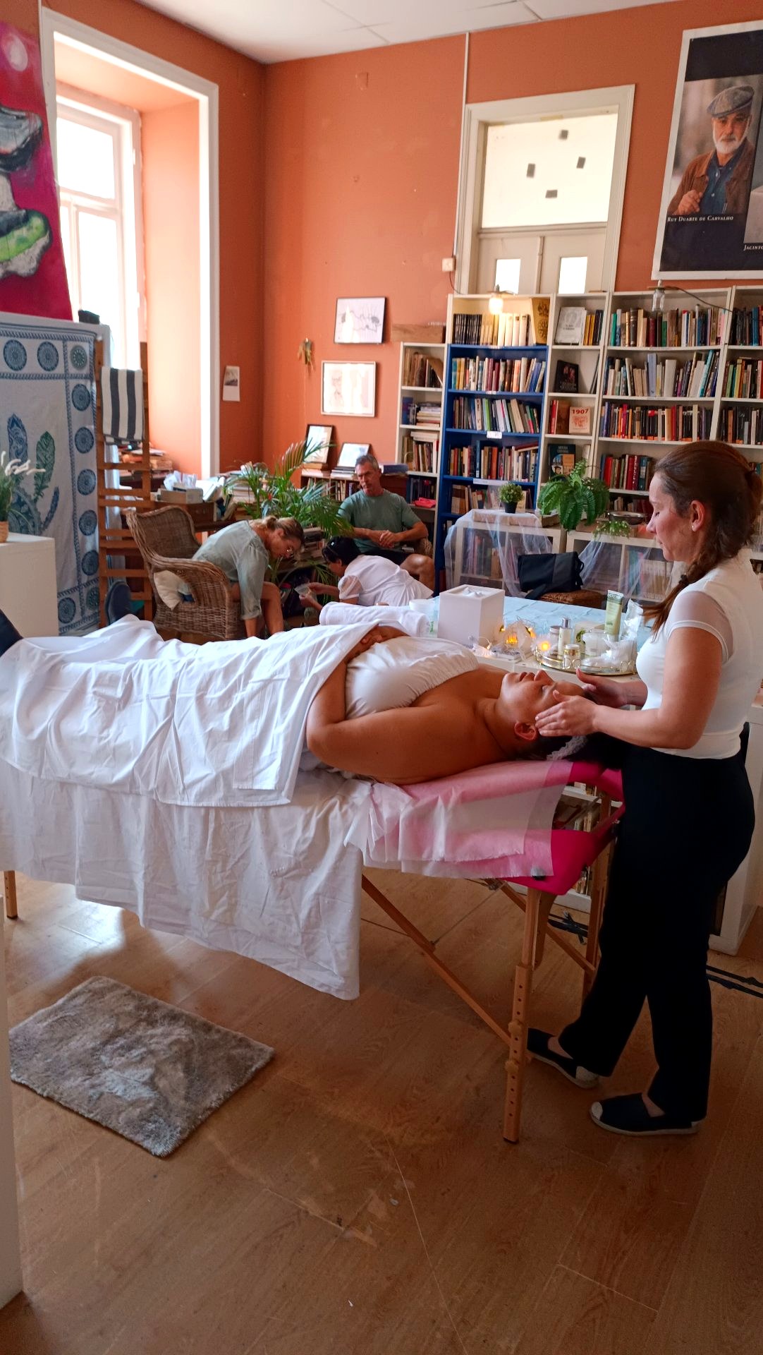 Massagem relaxante · Zona Viver Bem · EcoFeira Du Bem Comum · 2024, Lisboa · PT